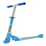 Zippy Toys Patinete Infantil Classic 2 Rodas Azul Dobrável Para Crianças Maiores De 3 Anos De Idade Suporta Até 30kg Freio Traseiro Ajuste De Altura Para Meninos E Meninas Peso 1 45kg