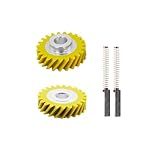 ZLLITONS W10112253 Misturador Worm Substituição W10380496 Engrenagem De Escovas De Carbono Para Misturadores Whirlpool E KitchenAid Peças De Reposição 4162897 4169830 AP4295669 4 PCS 