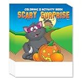 ZOCO Surpresa Assustadora Pacote Com 25 Livro De Colorir De Halloween Para Crianças Em Massa Presentes De Halloween Petisco Kit De Livros De Colorir De Halloween Enchimento De Bolsa De