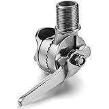 ZOMCHAIN Suportes De Antena VHF Marinhos Montagem De Catraca Montagem De Base Ajustável De Aço Inoxidável 316 Para Barco Antena De Braçadeira