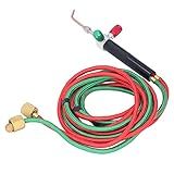 Zooke Mini Tocha A Gás Kit De Tochas De Solda De Cobre Metálico Com 5 Pontas De Tocha Intercambiáveis Ideal Para Reparo De Joias Artesanato Conserto E Fabricação De Eletrônicos