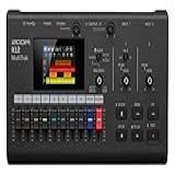 Zoom Gravador Portátil R12 Multi Track Com Tela Sensível Ao Toque Edição Integrada 8 Faixas 2 Entradas Combinadas Efeitos Synth Loops De Bateria E Interface De áudio USB