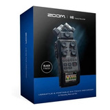 Zoom H6 Handy Recorder Black Finish Profissional