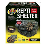 Zoomed Repti Shelter Cave 3 Em 1 Grande Rc 32 