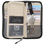 ZOPPEN Carteira De Passaporte Familiar RFID Para Passaporte Suporte Para Passaporte Feminino Masculino Capa Organizadora De Documentos De Viagem Com Alça De Pulso Removível Essencial De Viagem Para