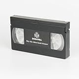 Zoravell Limpador De Cabeça Vhs Para Reprodutores De Vhs/vcr, Fita Adesiva De Vídeo Reutilizável Com Tecnologia Seca