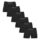 ZORBA Kit 6 Cuecas Boxer Algodão Masculino Box Sem Costura Zorba Tamanho GG Cor Branca