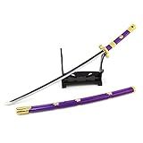 Zoro Swords Modelos Roronoa Zoro Katana Espadas Cosplay 9 84 Polegadas Texturas Originais Para Anime  Adequado Para Cosplay  Decoração  Coleção  Apresentação De Palco E Presente  Yama Enma 25 Cm 