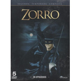 Zorro 2ª Temporada - Box Com 5 Dvds - Guy Williams - Novo