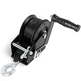 Zostera Guincho Manual De Reboque De Barco De 1-6 Kg- Com Alça De 10 M- Com Alça De Instalação Rápida- Catraca 4- 1-8- 1 Engrenagem- Guincho De Reboque Com Gancho Resistente- Guincho De Manivela Para
