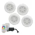 Zpt Kit Luminaria Piscina Rgb 4 Superleds Com Módulo Rgb Fonte 12v