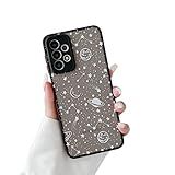 Ztofera Compatível Com Samsung Galaxy A53 5g, Capa Protetora Para Celular Com Padrão Planet Sky Star Capa Traseira De Policarbonato Rígido Fosco Translúcido à Prova De Choque Capa De Silicone Para Galaxy A53 5g, Céu Branco