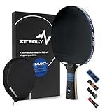 ZTTENLLY Raquete De Pingue Pongue Com Tecnologia De Carbono Série Performance Lâmina De 7 Camadas Velocidade Borda Equilíbrio Especialista Capa Protetora Mais Espessa Raquete De Tênis De Mesa