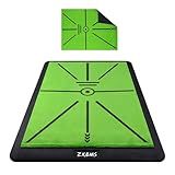 ZXBMS Treinador De Swing De Golfe Tapete De Rebatido De Golfe Auxílio De Treinamento Tapete De Treino De Golfe Substituível 40 6 Cm X 30 5 Cm Analisa O Caminho Do Balanço E O Impacto Da Bola 
