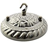 ZYAMY Base De Lâmpada De Placa De Luz De Teto Com Gancho De Abertura E Acessórios De Iluminação Pendente Em Relevo Com Parafuso Correspondente Para Luminária Pendente Ou Lustre Bronze Antigo
