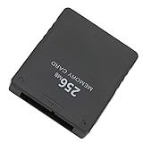 Zyyini Cartão De Memória De Jogo Substituição De Cartão De Memória De Jogo De Alta Velocidade Compatível Com Consoles Sony 2 PS2 256 MB 