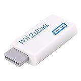 ZZH Adaptador Wii2HDMI Universal Full HD 3 5 Mm Saídas De Vídeo Plug And Play Branco