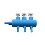 ZZHXSM Distribuidor De Fluxo De Ar De Saída De 3 Vias De 8 Mm A 4 Mm Alavanca Divisor De Tanque De Peixes Separadores De Mangueira De Bomba De Ar De Aquário Distribuidores De Mangueira De Tubo De